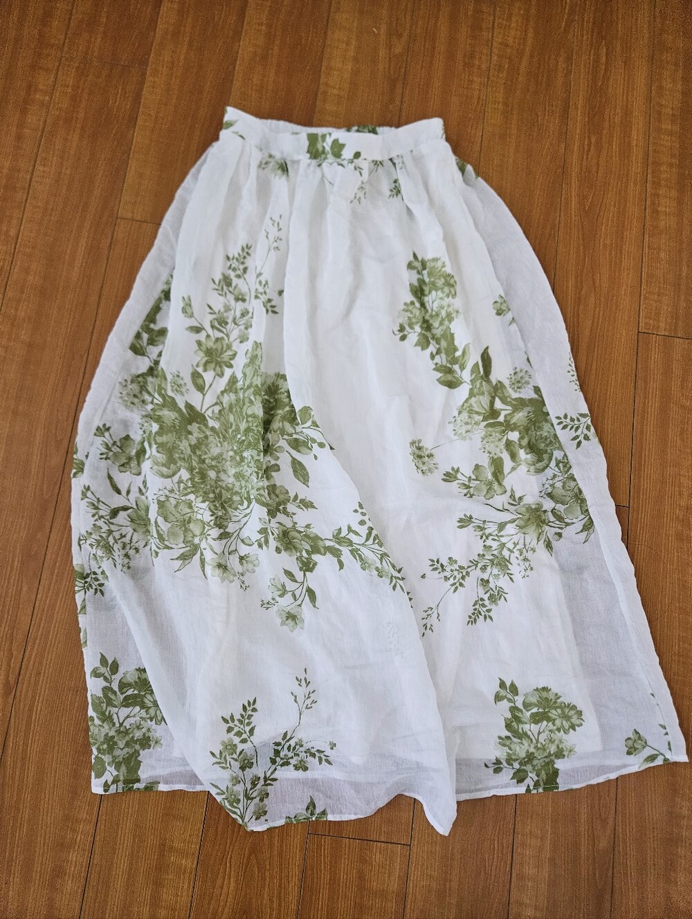 BRAND NEW NEVER WORN Calypso St. Bart Floral Midi Skirt Green Print Sz Size S